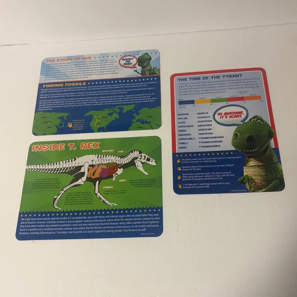 Disney Toy Story Dinosaur Science T-Rex STEM Magnetic Tin Activity Set New
